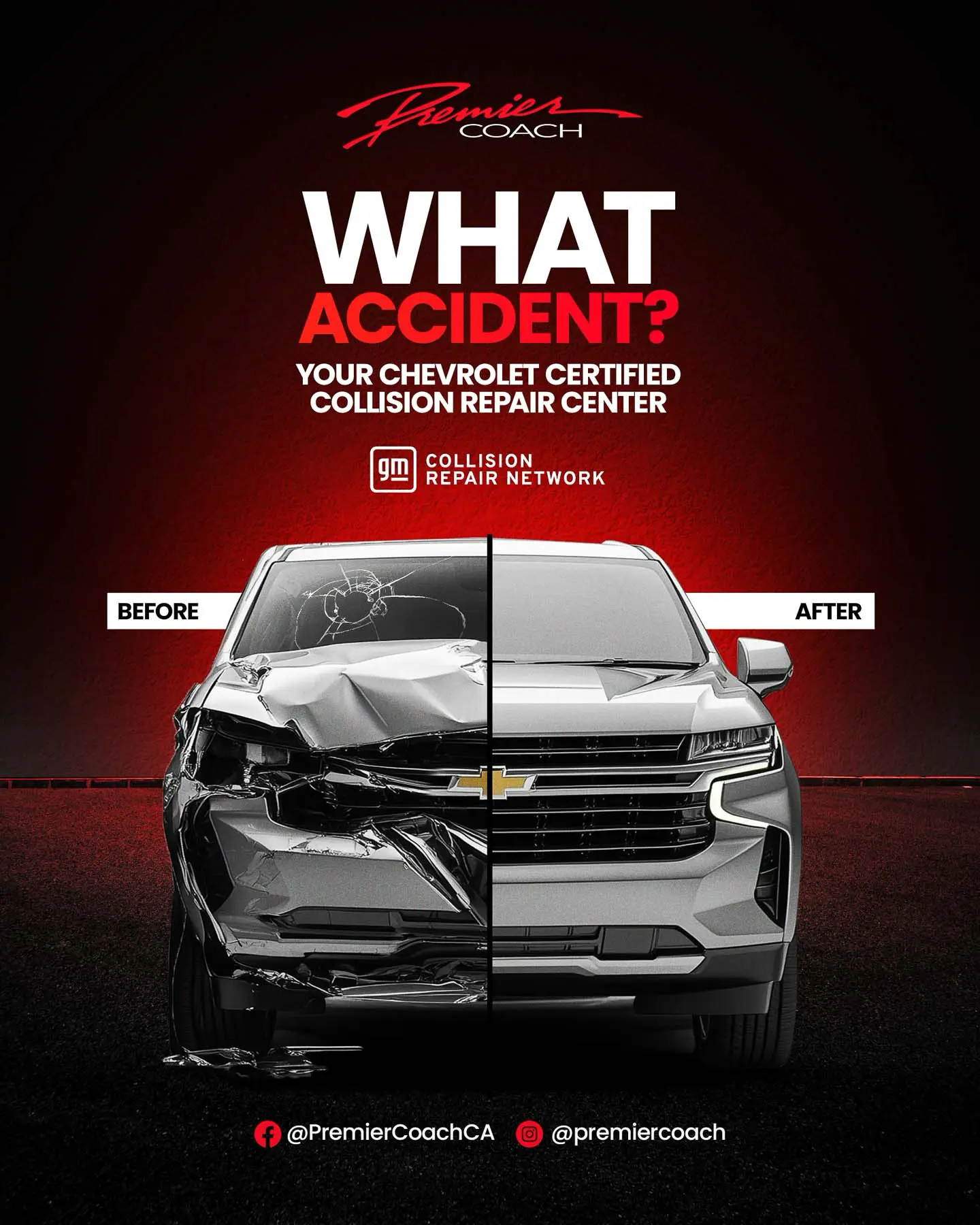 Front & Rear Collision Repair Premier Coach Auto Collision Thousand Oaks Camarillo Agoura Hills Calabasas