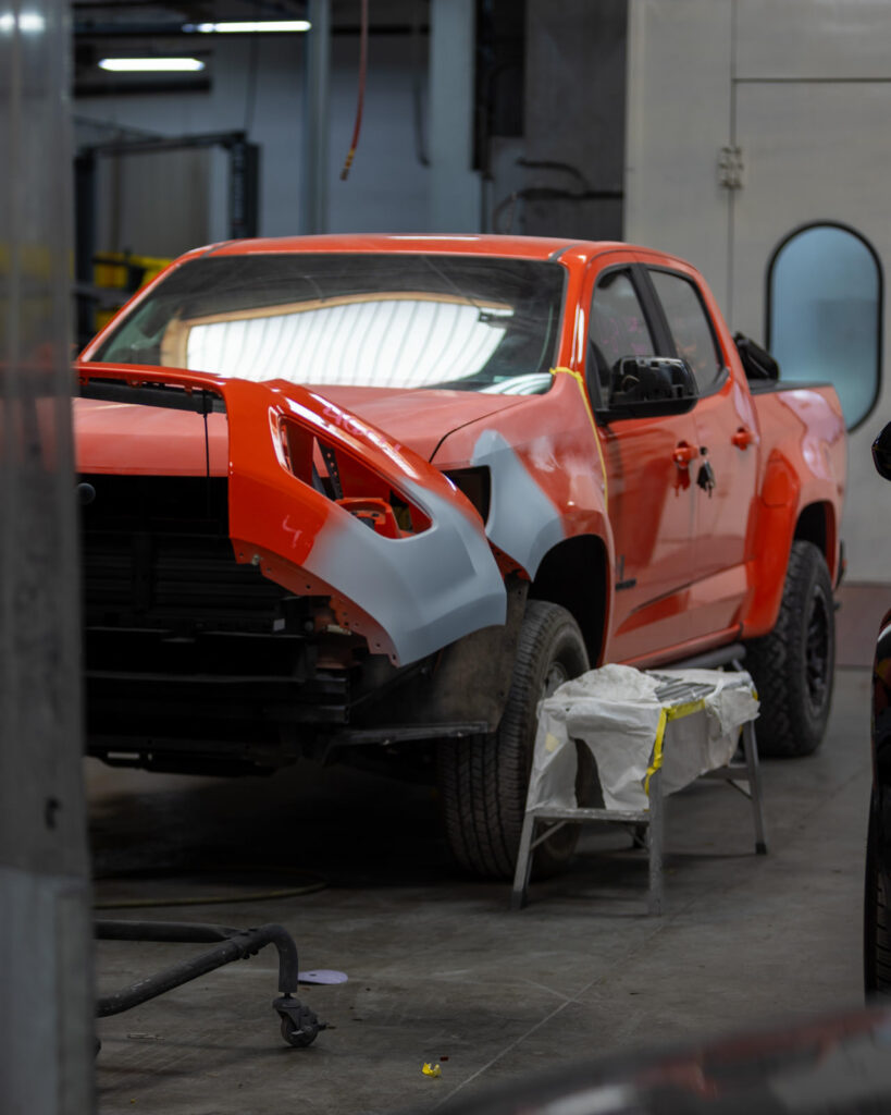 carbon and aluminum auto body repair