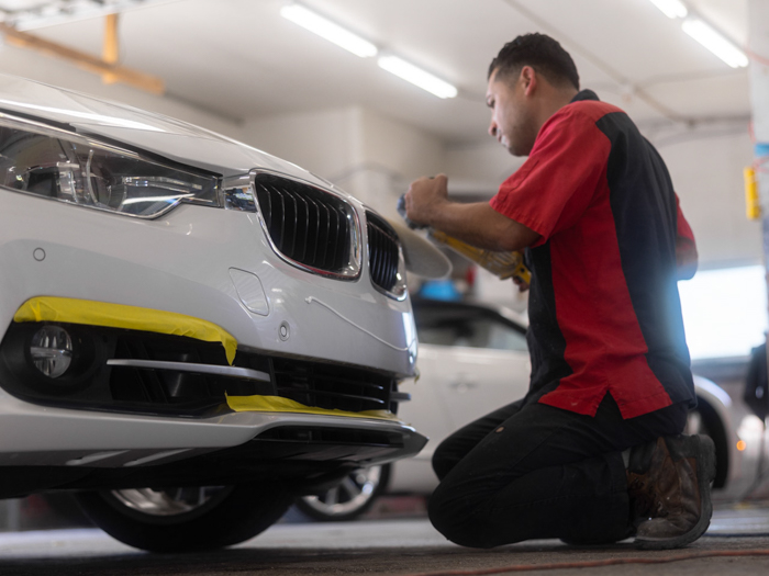 Tesla Body and Collision Paint